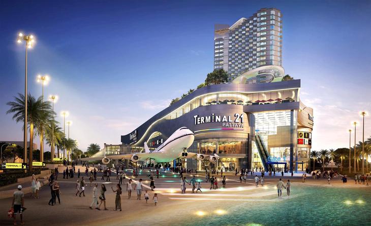 芭堤雅Terminal 21以机场航站做设计，好逛、好拍(VISION THAI 看见泰国）