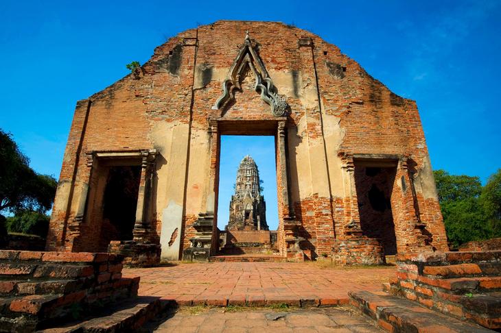 大城拉嘉布拉那寺位於瑪哈泰寺對面（圖片來源：วัดราชบูรณะ官網）